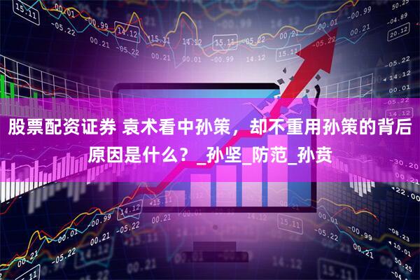 股票配资证券 袁术看中孙策，却不重用孙策的背后原因是什么？_孙坚_防范_孙贲